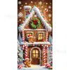 Cortinas para Puerta de Navidad, Banderas para Puerta, Cajas de Regalo, Decoraciones para Interiores y Exteriores, Banderas para Eventos Festivos, Envío Transfronterizo