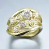 Anillo Europeo y Americano Nuevo de Venta Caliente Anillo de Mujer Retro Exagerado Simple Personalidad Anillo de Mujer