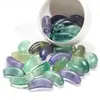 Fluorita Multicolor Natural Tubo Curvo Nariz de Toro Cuentas Sueltas, Fluorita de Color Transparente como el Hielo Colgante en Forma de Arco Cuentas para Pulsera DIY Accesorios Venta al por Mayor