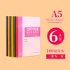 Paquete de 20 Cuadernos, Papelería para Estudiantes Universitarios, Cuadernos de Ejercicios A5 Espesos Tapa Blanda, Cuadernos Sencillos para Oficina
