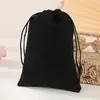 Bolsa de Pelúcia com Cordão Veludo Cordão Bolsa de Brincadeiras Culturais Bolsa para Joias Bolsa para Embalagem de Presente Ornamento Bolsa para Armazenamento de Maquiagem Atacado