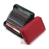 Nuevo Tarjetero Billetera para Monedas para Mujer Compacto Gran Capacidad Múltiples Ranuras para Tarjetas Tarjetero Ultradelgado Simple Color Sólido Licencia de Conducir para Hombre
