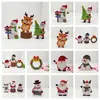 Novos Enfeites de Natal Fofos Transfronteiriços Papai Noel Alce Decoração de Casa Decoração de Mesa Enfeites Artesanais
