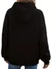 Moletom Estampado Love Feminino Novo Outono e Inverno Jaqueta de Veludo Top Preguiçoso com Capuz