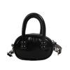 Bolsa para Fone de Ouvido Cor Sólida Fashion Boston Design de Nicho Coreano Bolsa Elegante Simples Porta Batom Porta Moedas Bolsa Feminina