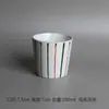 Conjunto de Chá Estilo Japonês Vintage e Xícara de Chá Cerâmica Estilo Caneca para Sopa Bebida Caneca Andorinha Doméstica Listrada Café Pequena Xícara Micro-mancha