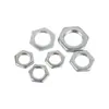 Tuerca de Iluminación Spot GB Decorativa Exterior Hexagonal Tuerca de Diente Fino Hierro Chapado Zinc Blanco Iluminación Diente Joven Tuerca Delgada