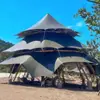 Dosel Gigante de Piña en el Súper Resort Grande para Reuniones de Team Building, Actividades de Camping en Restaurante y Excursiones por Áreas Escénicas