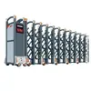 Fabricante de Puertas Retráctiles Eléctricas, Escuela, Zona Residencial, Obra, Puerta Corredera Plegable sin Rieles, Puerta Retráctil, Puerta Automática de Acero Inoxidable
