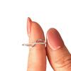 Anillo de Onda de Zirconia con Incrustaciones de Diamantes Calientes Transfronterizo para Mujer Estilo Europeo y Americano Moda Simple Anillo de Comida Joyería Venta Directa de Fábrica