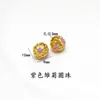Cobre Puro Cloisonné Esmalte Agujero Pasante Incrustado Hueco Cuentas Sueltas DIY Pulsera Creativa Cultural Pulsera Joyería para Ropa Accesorios