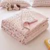 Nuevo Modelo Clase A Grado Materno e Infantil Manta de Verano de Gasa de Doble Capa, Antibacteriana, Lavable a Máquina, Manta para Aire Acondicionado, Manta de Regalo, Venta al por Mayor de Mantas de Verano