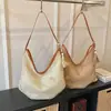 Bolso Nuevo Estilo 2026 Tejido de Paja, Bolso de Hombro o Axila Estilo Perezoso de Vacaciones, Bolso Tote Tejido de Playa para Viajes Diarios para Mujeres, En Stock