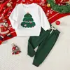 Fornecimento Transfronteiriço de Roupas Infantis Novos Modelos 2026 Moletons de Manga Longa para Bebês e Crianças Pequenas Trajes para Festas de Natal Roupas Casuais para Meninos