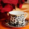 Taza con Cara Taza de Café Plato Traje Cerámica Taza de Agua Estilo Europeo Creativo Vajilla para el Hogar Taza para Té de la Tarde Regalo