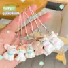 Cordón para Colgante Pequeño con Acabado Afelpado (120 Piezas con Soporte) Llavero DIY Cadena para Teléfono Colgante para Bolso