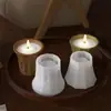 Amapola DIY Yeso Cemento Aromaterapia Florero Redondo Maceta Molde de Silicona Taza de Vela de Aromaterapia Molde de Yeso