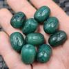Ágata verde cuentas con patrón de retorno Jade cuentas sueltas calcedonia verde oscuro enlace de camino pulsera collar accesorios de joyería cuentas hechas a mano