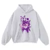 Sudadera con capucha tie-dye de peso pesado impresa tie-dye negra holgada moderna de marca casual talla grande unisex en stock