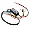 Luz LED diurna modificada para coche tipo ojo de águila, barra de luz larga brillante, atenuación, línea de retardo, controlador multifunción universal