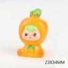 Bonito Luminoso Vegetal Bebê Desktop Resina Jóias Enfeites DIY Chaveiro Feito à Mão Pingente Acessórios