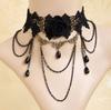 Acessórios Transfronteiriços Feminino Cordão para Pescoço Corte Gótico Spice Girl Corrente para Pescoço Gargantilha Corrente para Clavícula Colar Gola Vintage