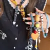 Colar com Pingente Acrílico de Tecido Boêmio Corrente de Clavícula Versátil da Moda Joias Elegantes de Nicho para Mulheres