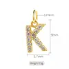 Aleación Diamante A- Z Oro Letras Inglesas Personalidad Joyería Transfronteriza Accesorios Pulsera Colgante Collar Colgante de Joyería