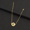 Pulsera de moda simple de 26 letras estilo coreano personalidad hueca pulsera de constelaciones Amazon nueva pulsera al por mayor