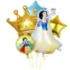Conjunto de Balões Branca de Neve Transfronteiriço, Bela Adormecida em Pé, Cinderela, Tema Desenho Animado Infantil, Decoração de Festa de Aniversário