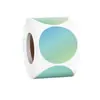 Pegatinas de Papel Recubierto de Color Autoadhesivas, Etiquetas Creativas de Alta Calidad, Etiquetas Redondas para Sellar Diarios