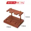 Colección de Soportes para Tuberías Soporte para Tuberías de Madera Maciza Soporte Individual para Tuberías de Cuero Soporte de Exhibición para Múltiples Tuberías Accesorios para Tuberías Lote Mixto