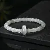 Pulsera Paso a Paso de Bambú de Jade Dongling 2024 Nueva para Novia Regalo de Vacaciones Pulsera de Cuentas de Transferencia de Calabaza de Cristal