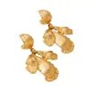 Pendientes de Hoja Asimétricos Estilo Retro Moda de Grandes Marcas Europeas y Americanas Pendientes Lujo Accesible Pendientes Accesorios de Alta Gama