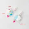 Contas dopamina gota de óleo pintado à mão furo grande contas pulseira DIY colar acessórios pinguim pacha kt cat melody