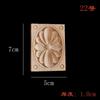 Móveis Armário Porta Mesa de Cabeceira Enfeite Decorativo Flor Pequena Flor Redonda Estigma Romano Flor de Madeira Maciça Cabeça de Armário Quadrada