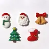 Nueva crema de pegamento de Navidad, accesorios de resina para bricolaje, funda para teléfono de árbol de Navidad, materiales para accesorios para el cabello, imanes de nevera de resina