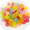 Accesorio grande de resina para decoración de uñas con forma de dona de azúcar, relleno de bola hecho a mano, juguete para aliviar el estrés, accesorio para slime y accesorio de bola de descompresión para diario