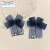 Con Perla de Tachuela Moño de Organza Accesorios para el Cabello y Tocados Infantiles Japoneses y Coreanos Bolsas de Ropa Accesorios para Manualidades