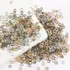 Anel Fechado de Círculo Duplo Cobre DIY Joias Anel de Conexão Chave Aberta Colar Pulseira Material Artesanal Acessórios de Pingente