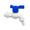 Grifo de Válvula de Bola de Plástico PP con Boquilla de Apertura Rápida para Uso en Comercio Exterior, Grifo de Plástico para Desagüe de Mopa de 1/2 Pulgada y 3/4 Pulgada