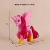 Celebridad de Internet Pony Colorido Juego de 12 Piezas Postre Horneado Decoración de Pastel Snack Pony Poli Adornos Micro Paisaje Transfronterizo