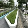Banqueta pré-fabricada para cova de árvore em GRC, complexo comercial, estação de trem de alta velocidade, entorno de árvore externo, assento em UHPC, engenharia municipal