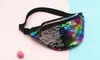 Riñonera Nueva Transfronteriza para Mujer Riñonera de Lentejuelas de Sirena Moda Europea y Americana Bolsa de Hombro Deportiva Bolso Cruzado de Lentejuelas para Mujer