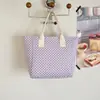 Bolsa Tote de Morango com Bolinhas para Mulheres, Fofa para o Trabalho, Grande Capacidade, Versátil, Moderna, Bolsa de Mão