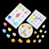 Molde de Silicona DIY Forma de Gota de Diamante Cubito de Hielo Molde para Decoración Aroma Fondant Pastel Chocolate Epoxi Yeso Hecho a Mano