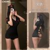 Lencería sexy para mujer, pijama sexy, caliente, coqueta, pasión, uniforme de enfermera, traje de cama, camisón divertido, tentación 271