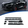 Adecuado para 23-26 Lexus RX350 Modelo Guerrero Negro kit de carrocería pequeño, spoiler delantero, faldones laterales, difusor trasero, alerón central y alerón superior