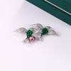 Atacado de Joias Broche Yan Shuangfei Liga de Cobre Incrustação Pérola de Água Doce Redonda Edison 9mm Corsage Joia de Peito