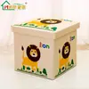 Banqueta de Armazenamento de Desenho Animado Armazenamento de Brinquedos Sofá Banqueta Sentar Multifuncional Tecido Oxford Banco para Casa